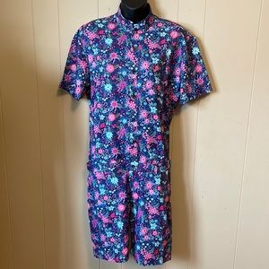 Romperjack Floral Romper Sz M